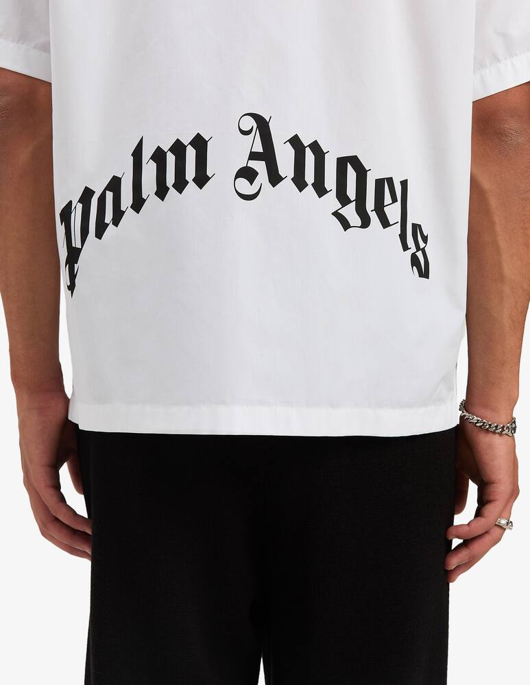 rinascente Palm Angels Bowling shirt curved logo