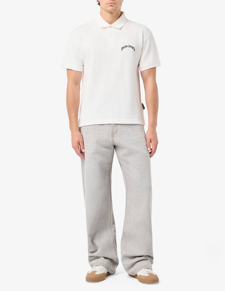 rinascente Palm Angels Curved logo polo