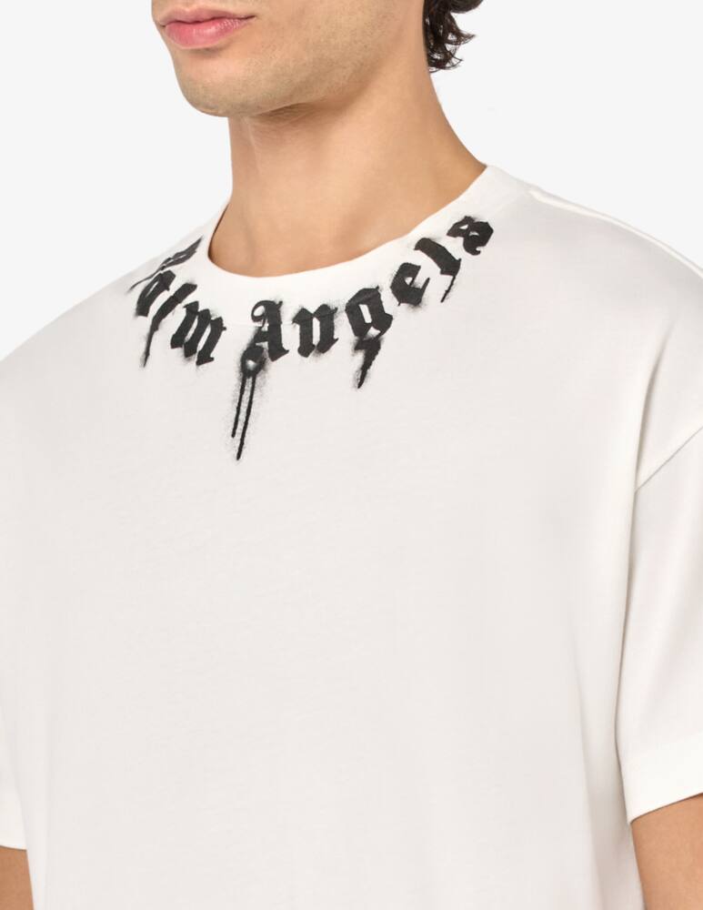 rinascente Palm Angels Neck logo t-shirt