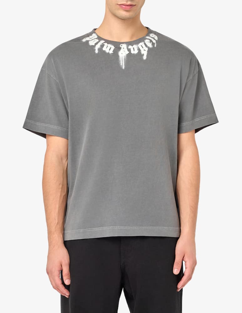 rinascente Palm Angels Neck logo t-shirt