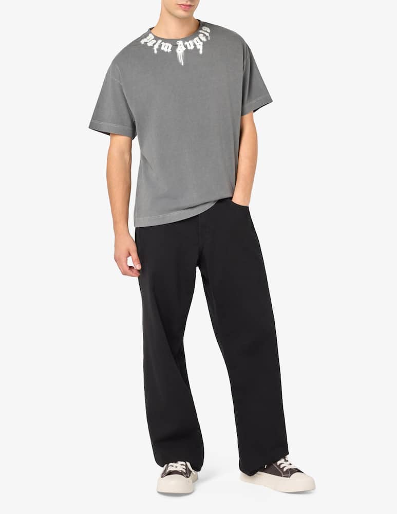 Palm Angels T-shirt con logo al collo - immagine 2 Palm Angels T-shirt con logo al collo - immagine 2