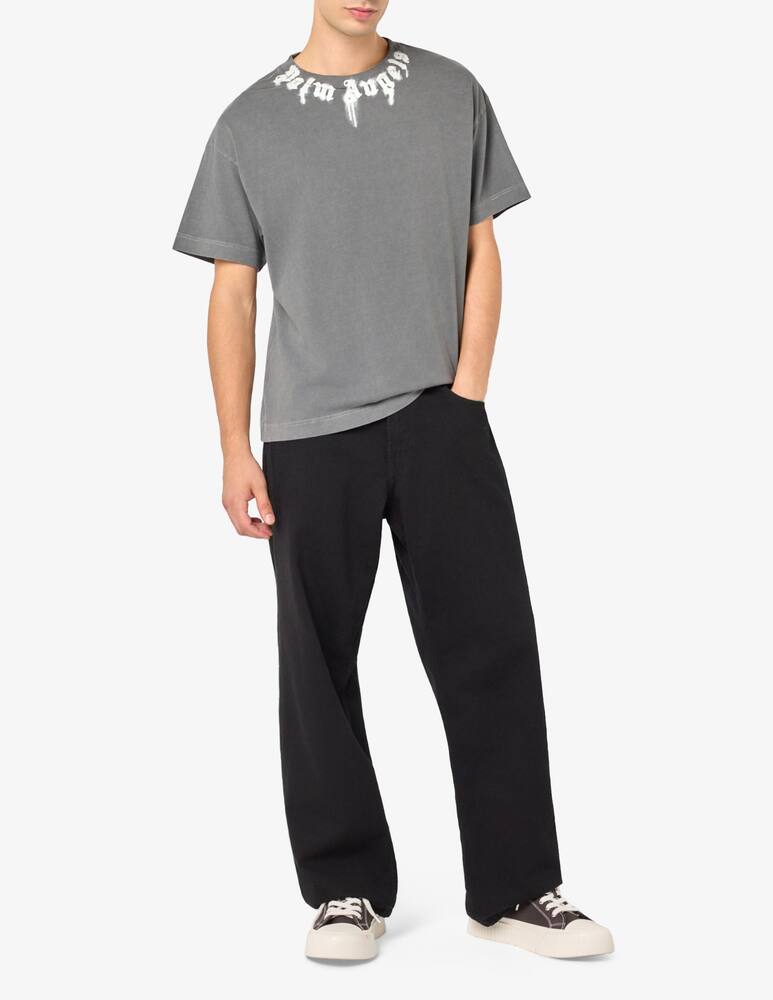 rinascente Palm Angels Neck logo t-shirt