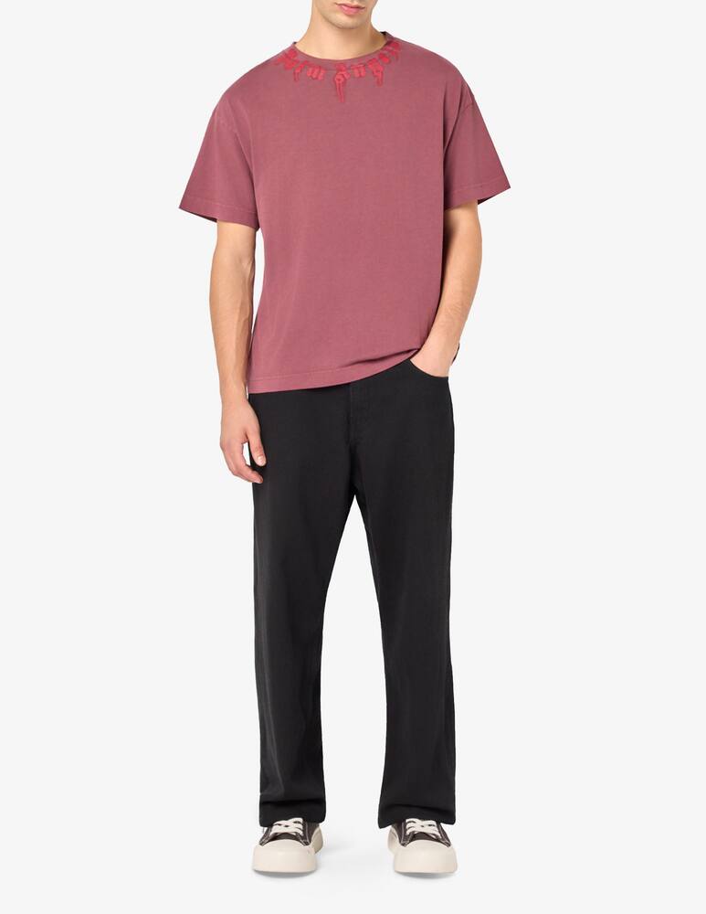 rinascente Palm Angels Neck logo t-shirt
