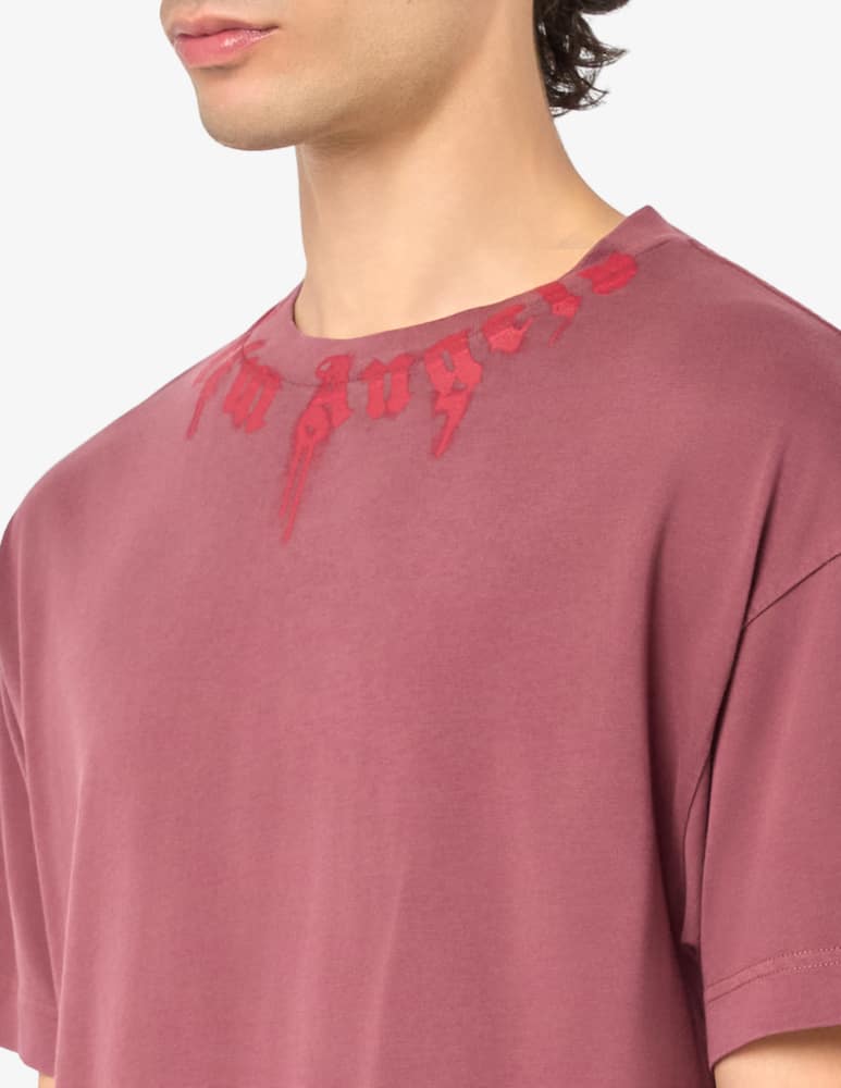 Palm Angels Neck logo t-shirt - picture 4 Palm Angels Neck logo t-shirt - picture 4