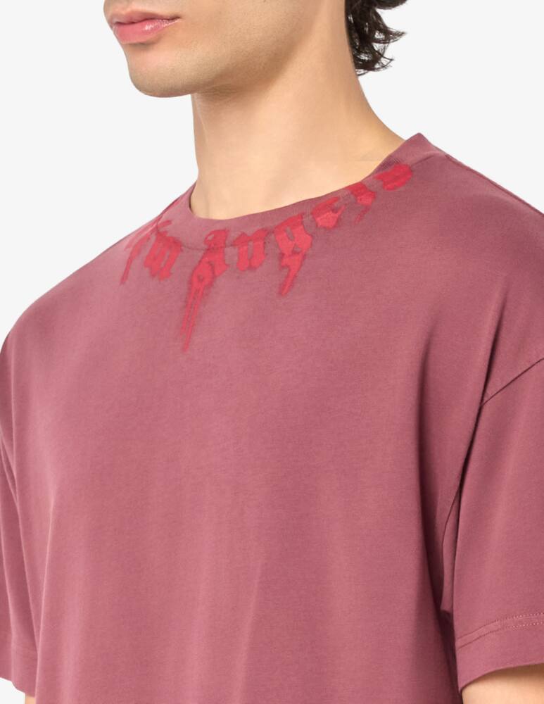 rinascente Palm Angels Neck logo t-shirt