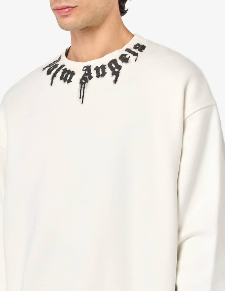 rinascente Palm Angels Felpa girocollo con logo