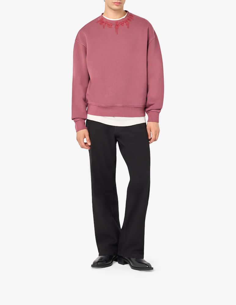 Palm Angels Neck logo crew jumper - picture 2 Palm Angels Neck logo crew jumper - picture 2
