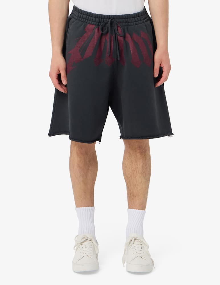 rinascente Palm Angels Bermuda in felpa con logo vita