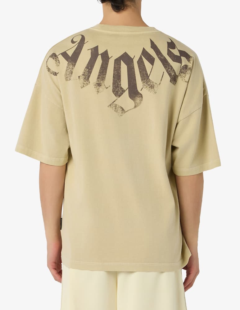 Palm Angels Gothic logo loose t-shirt - picture 3 Palm Angels Gothic logo loose t-shirt - picture 3