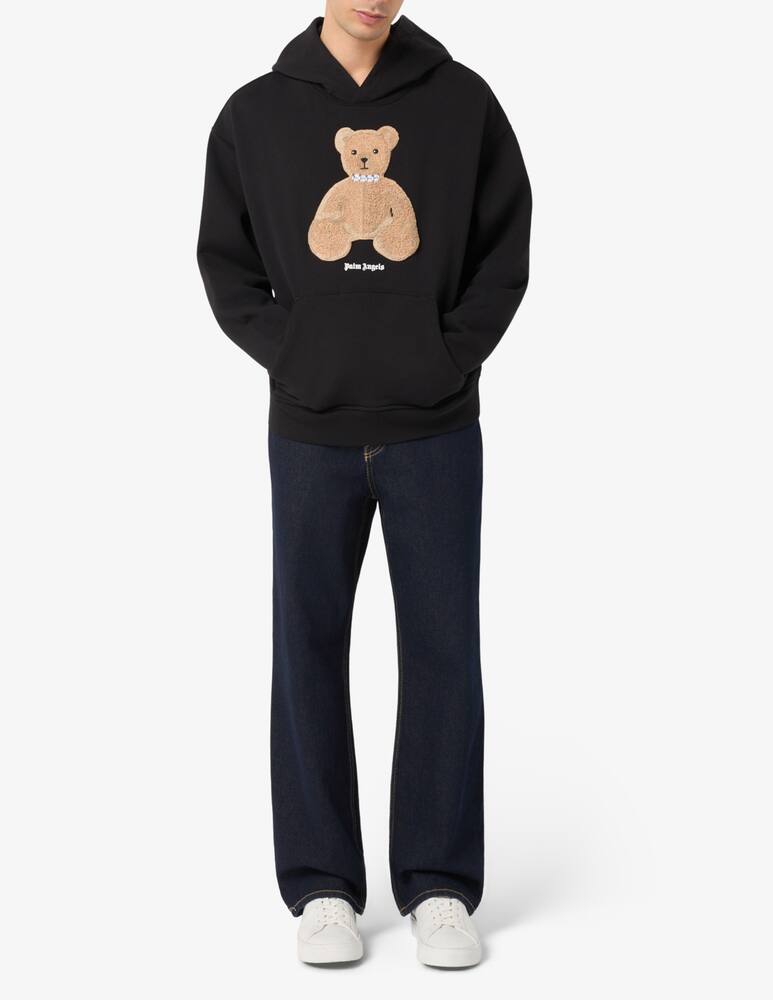 rinascente Palm Angels Felpa con cappuccio orso