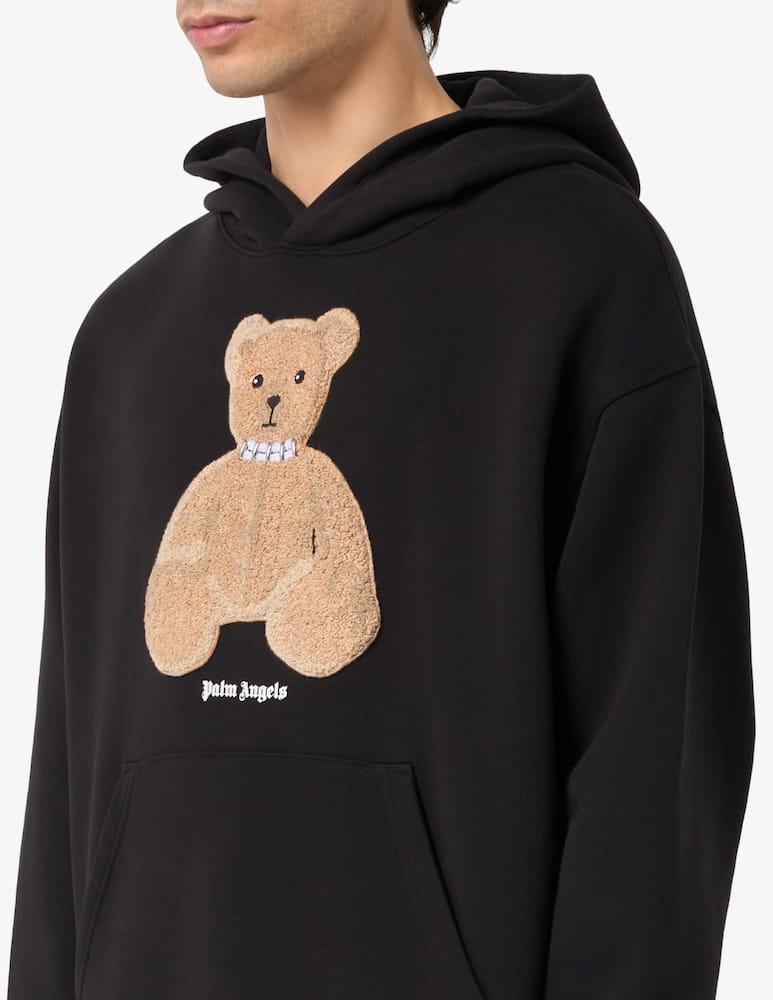 rinascente Palm Angels Felpa con cappuccio orso