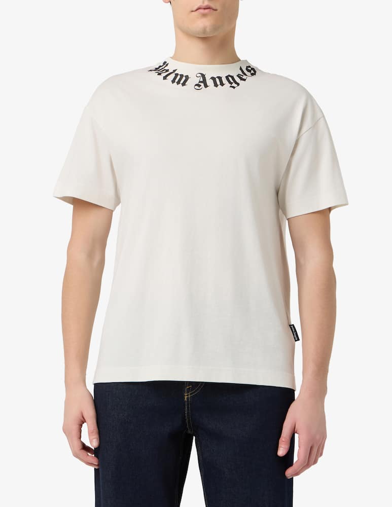 rinascente Palm Angels T-shirt regular fit con logo collo