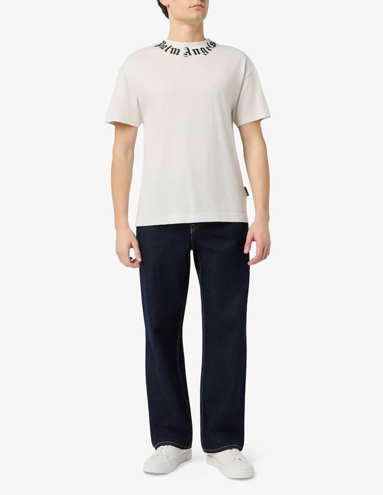 Palm Angels Neck logo t-shirt - picture 2 Palm Angels Neck logo t-shirt - picture 2