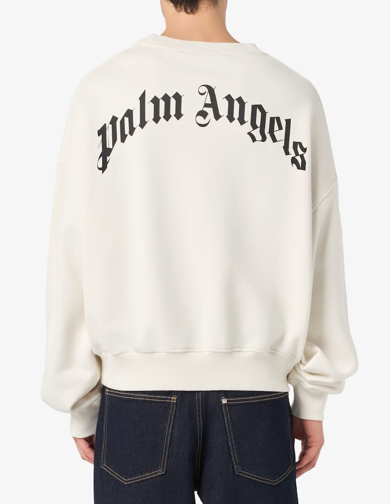 rinascente Palm Angels Felpa girocollo con logo