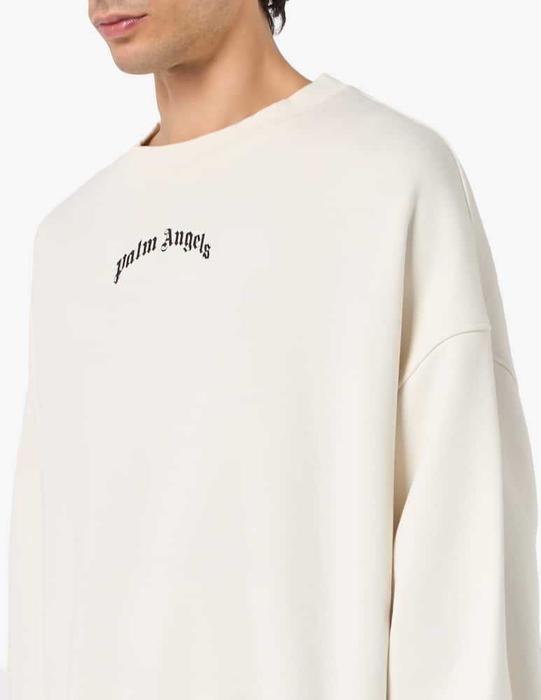 rinascente Palm Angels Felpa girocollo con logo