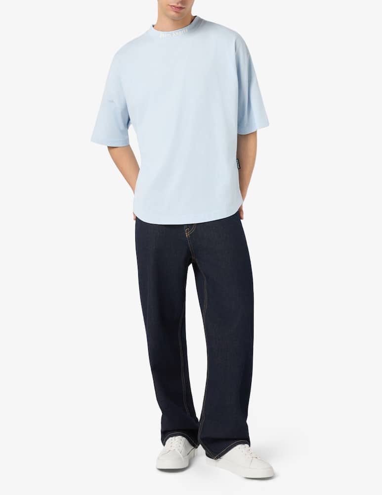 rinascente Palm Angels T-shirt over con logo