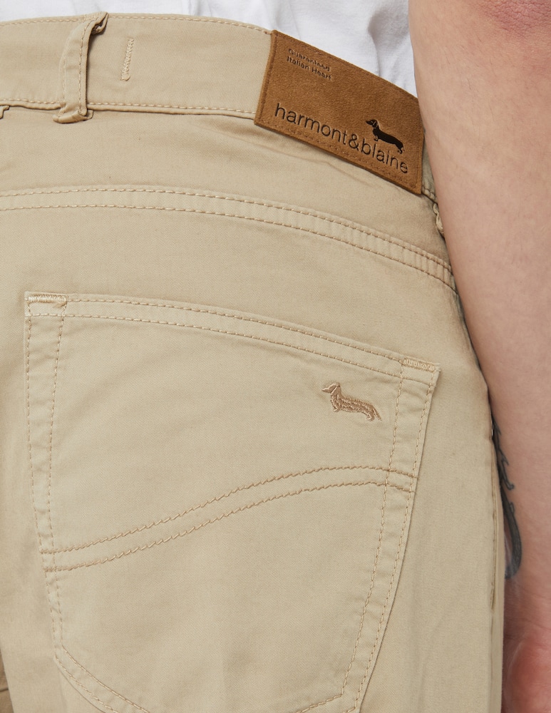 rinascente Harmont & Blaine 5 pockets gabardina pants stretch 