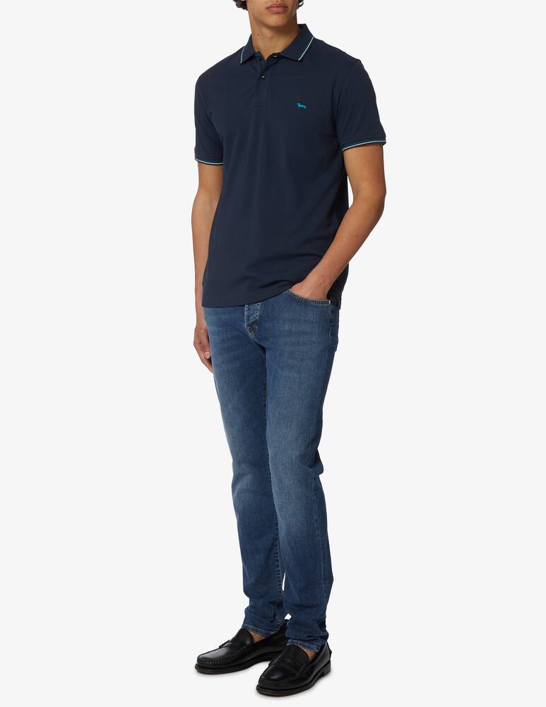 rinascente Harmont & Blaine Polo maniche corte piquet stretch