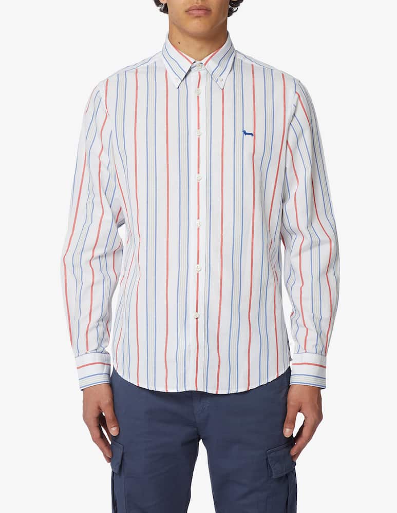 rinascente Harmont & Blaine Large stripes long sleeve shirt