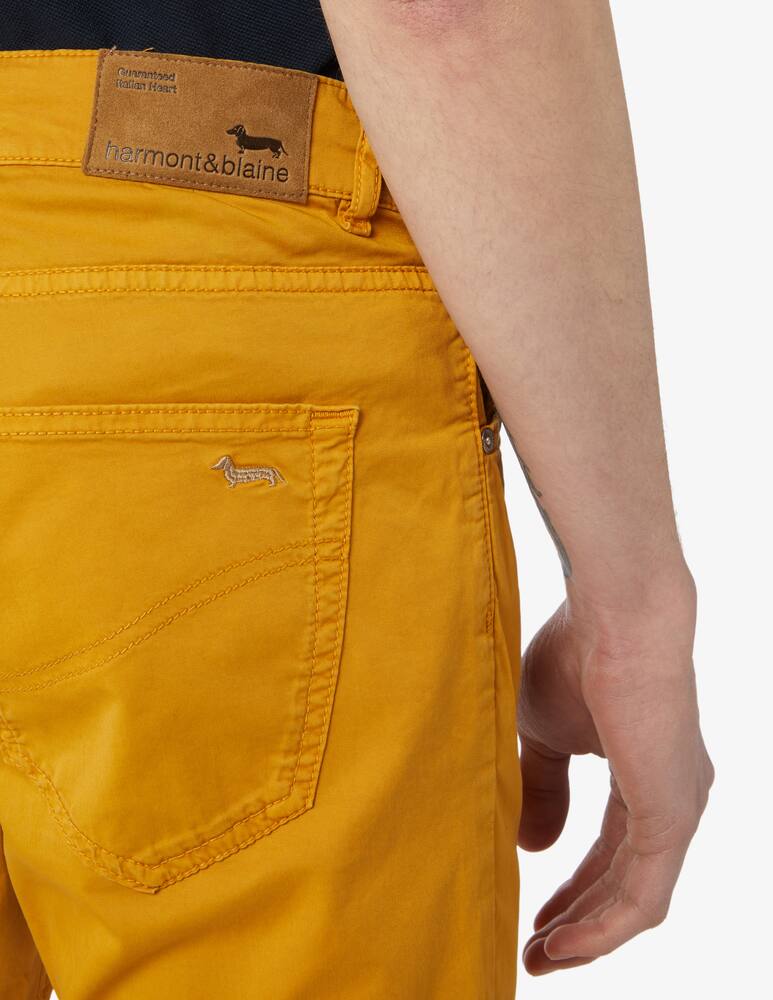 rinascente Harmont & Blaine Pantaloni 5 tasche gabardina stretch 