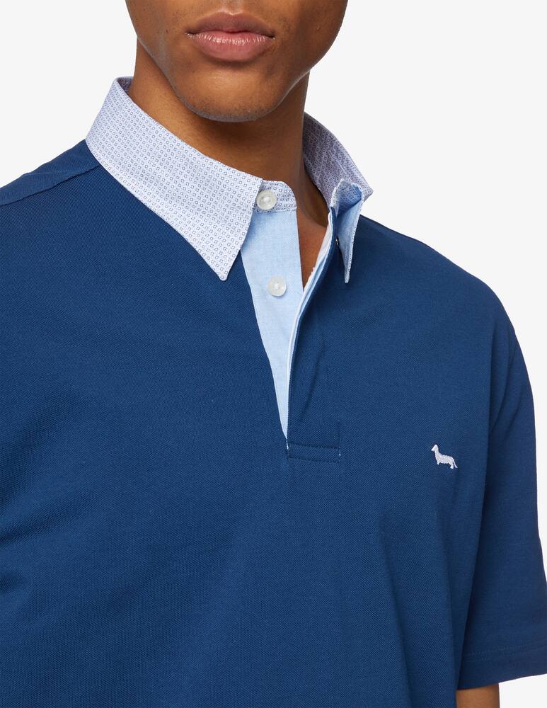 rinascente Harmont & Blaine Polo maniche corte collo microfantasia 