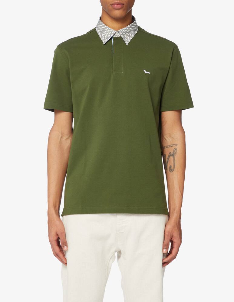 Harmont & Blaine Polo maniche corte collo fiore  - immagine 1