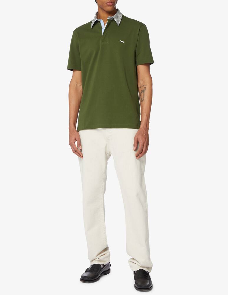 rinascente Harmont & Blaine Polo maniche corte collo fiore 