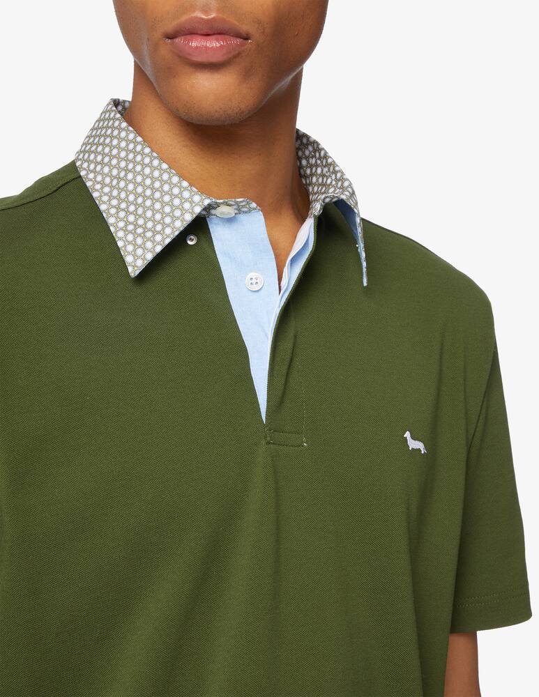Harmont & Blaine Polo maniche corte collo fiore  - immagine 4