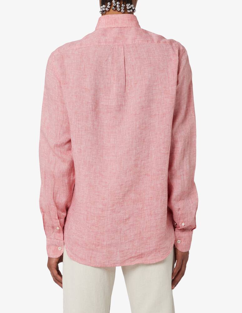 rinascente Harmont & Blaine Linen long sleeve shirt Pink 