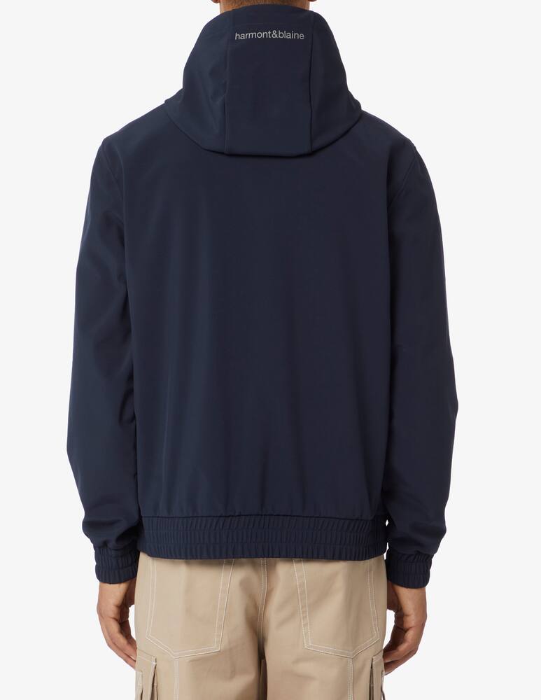 rinascente Harmont & Blaine Hooded short softshell jacket