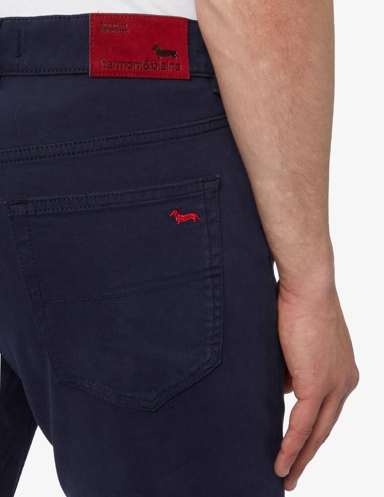 rinascente Harmont & Blaine Pantaloni 5 tasche regular gabardina