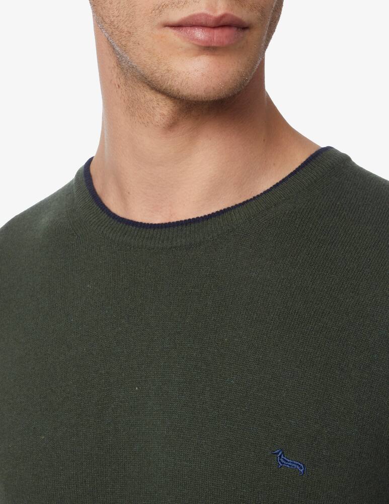 rinascente Harmont & Blaine Maglia girocollo misto lana profili