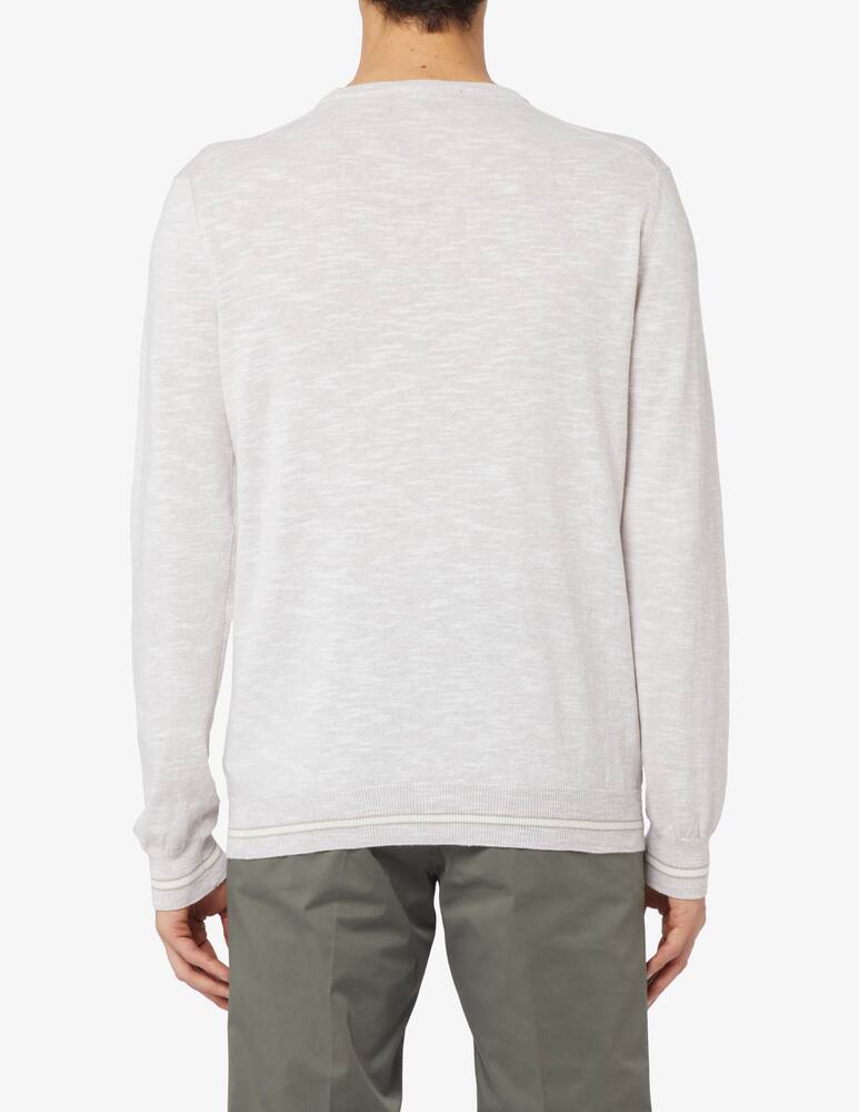 rinascente Harmont & Blaine Tweed lined crewneck jumper