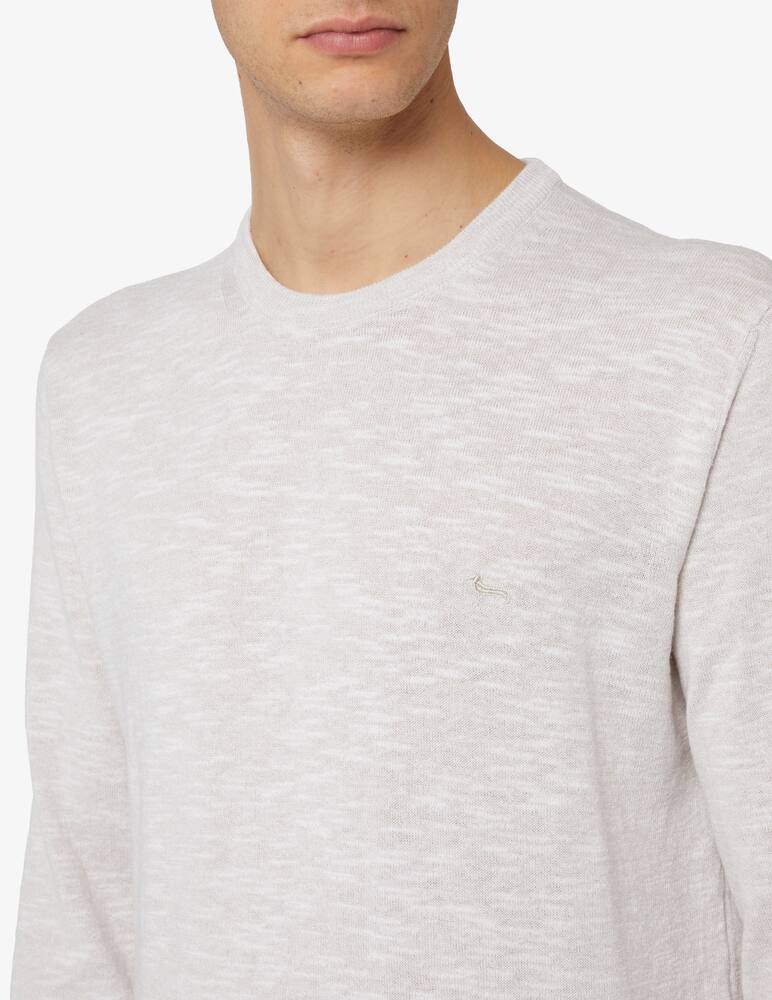 rinascente Harmont & Blaine Tweed lined crewneck jumper