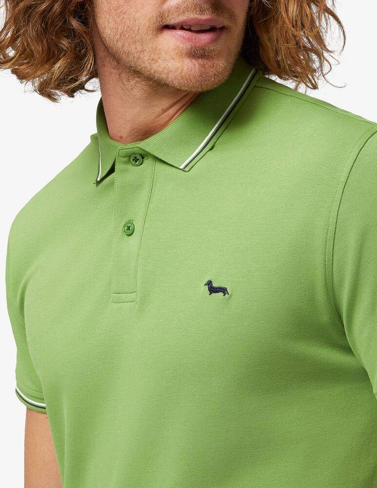 rinascente Harmont & Blaine Polo piquet stretch profilini colorati