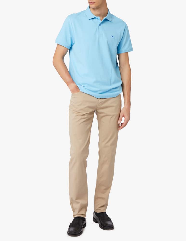 rinascente Harmont & Blaine Pantaloni 5 tasche narrow gabardina stretch