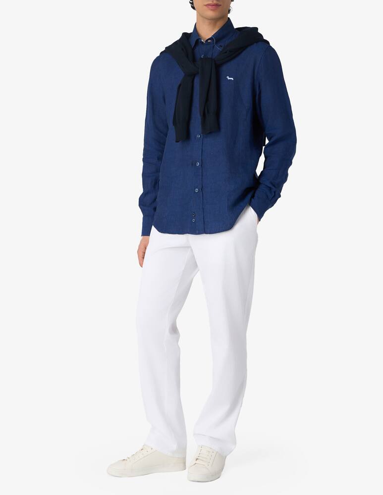 rinascente Harmont & Blaine Camicia lino manica lunga