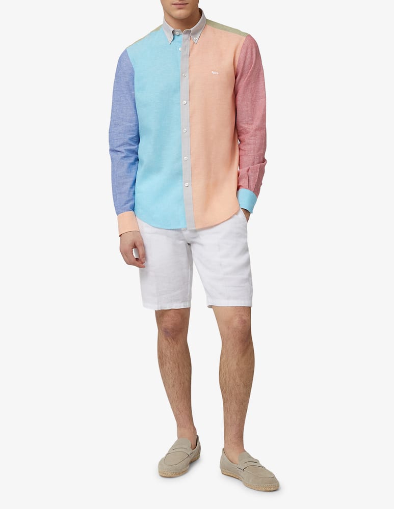 rinascente Harmont & Blaine Camicia lino multicolore