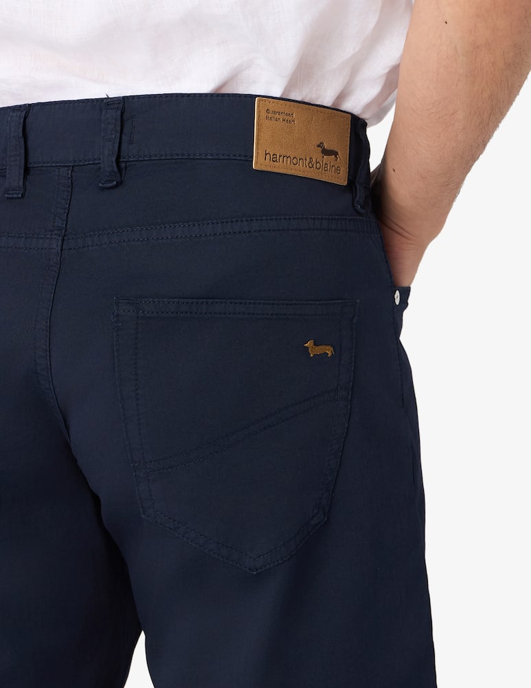 rinascente Harmont & Blaine Gabardine stretch trousers