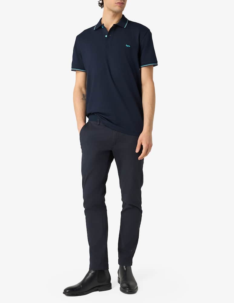 Harmont & Blaine Polo with contrast trim - picture 2 Harmont & Blaine Polo with contrast trim - picture 2