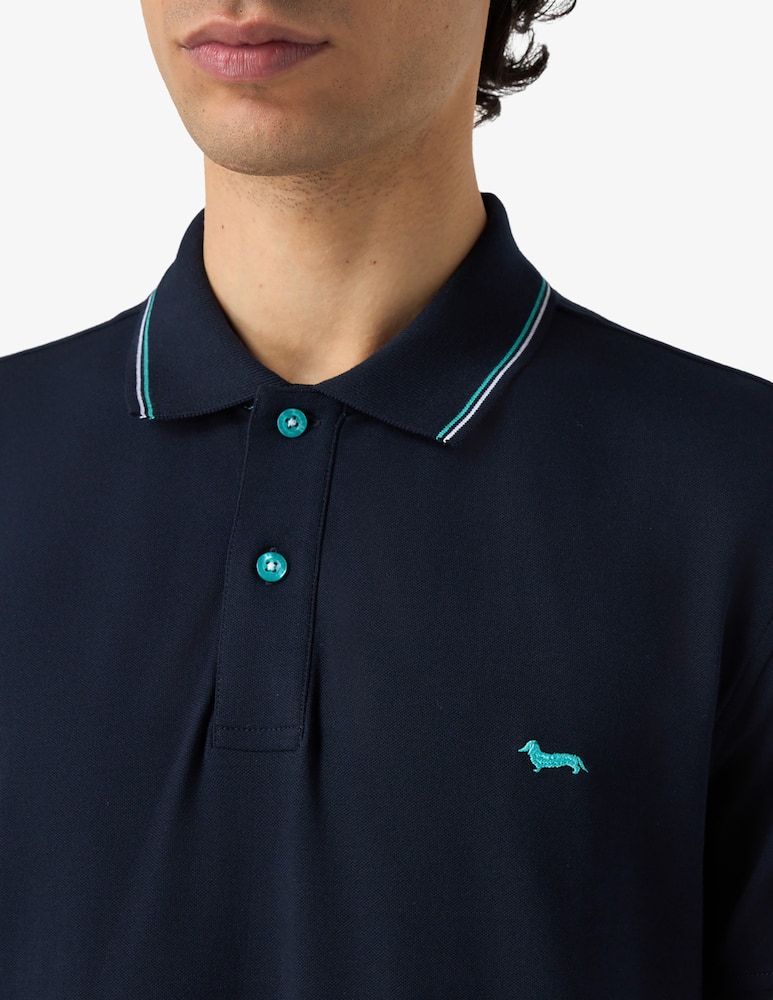 Harmont & Blaine Polo with contrast trim - picture 4 Harmont & Blaine Polo with contrast trim - picture 4