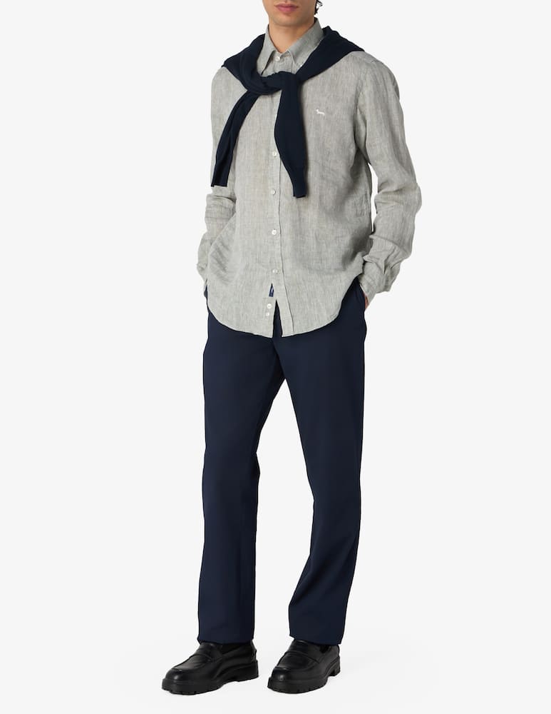 rinascente Harmont & Blaine Camicia lino manica lunga