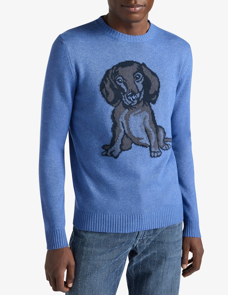 rinascente Harmont & Blaine Dachshund knit jumper