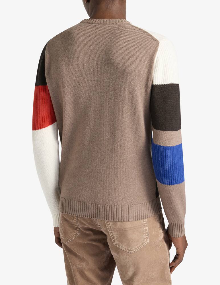 rinascente Harmont & Blaine Patchwork cable jumper