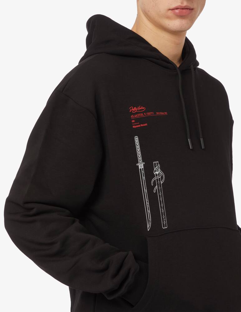 rinascente Dolly Noire Felpa con cappuccio miyamoto musashi