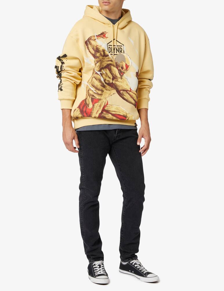 rinascente Dolly Noire Felpa con cappuccio attack on titan armored