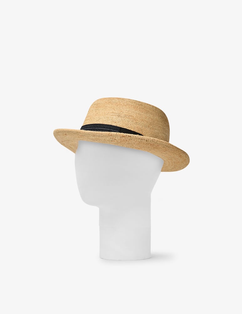 rinascente Borsalino Cappello Federico in rafia tesa media