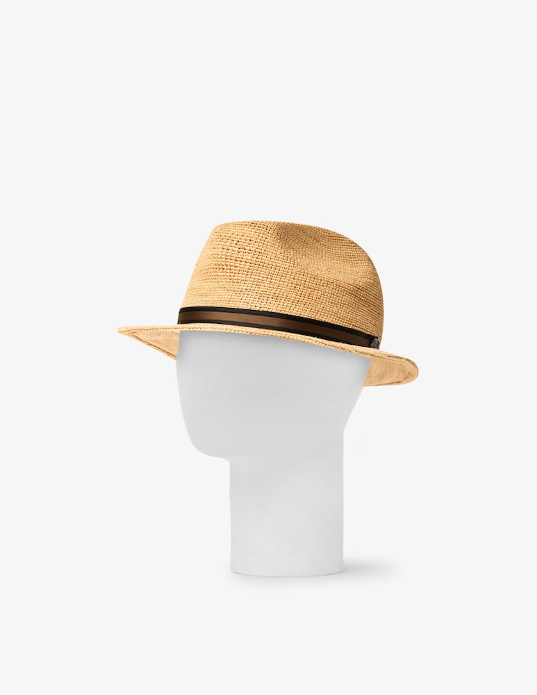 rinascente Borsalino Cappello Argentina in rafia tesa media