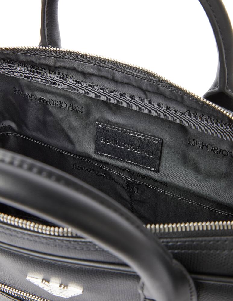 Emporio Armani Business briefcase - Black - picture 8 Emporio Armani Business briefcase - Black - picture 8