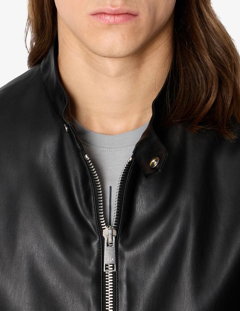 rinascente Armani Exchange Biker simil pelle jacket